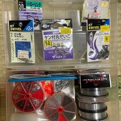 各種釣り道具の画像