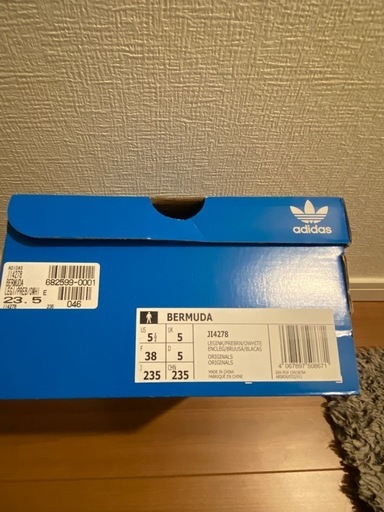 adidas BERMUDA 23.5cm 箱あり