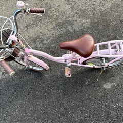 18型 幼児用自転車 マハロキッズ　ピンクの画像