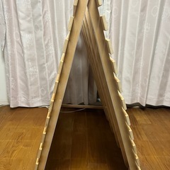 すのこ　二つ折り　シングルサイズの画像