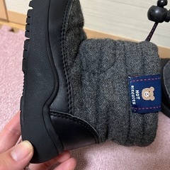 【14cm】スノーブーツ　キッズ　Hot biscuits ミキハウスの画像