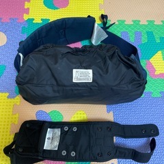 ネイビー 抱っこ紐 星柄クッション付きの画像