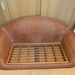 【2/27(金)まで】ラタンソファの画像