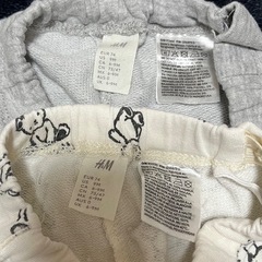 H＆M 男女兼用 ズボン 80cm セット売りの画像