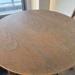 【無料】丸テーブル ダイニングテーブル 木製 の画像