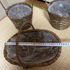 造花用 花かご3セットの画像