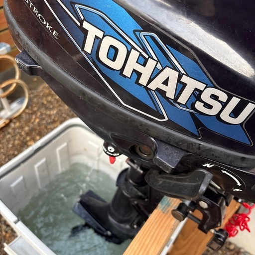 2馬力　船外機　トーハツ　4ストローク　