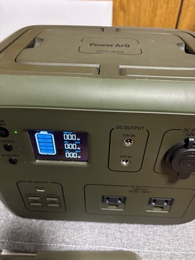 【防災セット一式】PowerArQ ポータブル電源他 キャンプ可