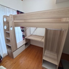 システムベッド　ロフトタイプ　8万円で購入の画像