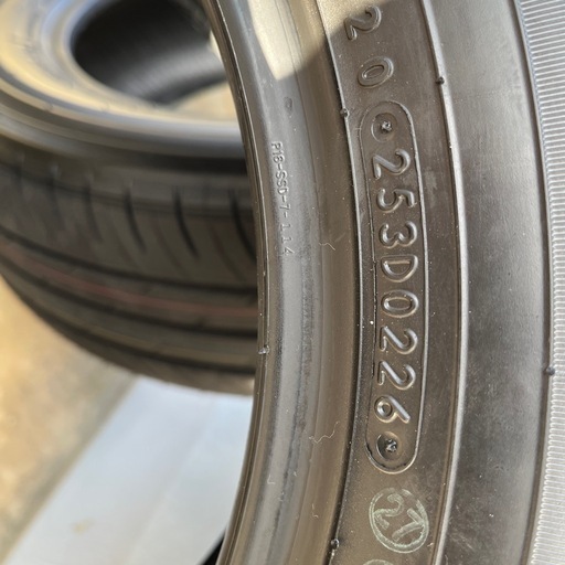 TOYOプロクセスＪ68  タイヤ