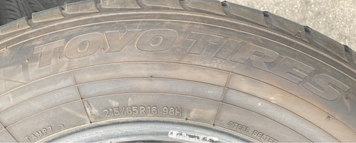 TOYO TIRES 215/65R16 25年製 夏タイヤ