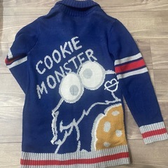 レア⭐︎セサミストリート クッキーモンスター カーディガンの画像