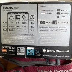 Black Diamond ヘッドライト 250ルーメンの画像
