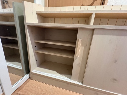 【美品】カウンター収納　リビング収納