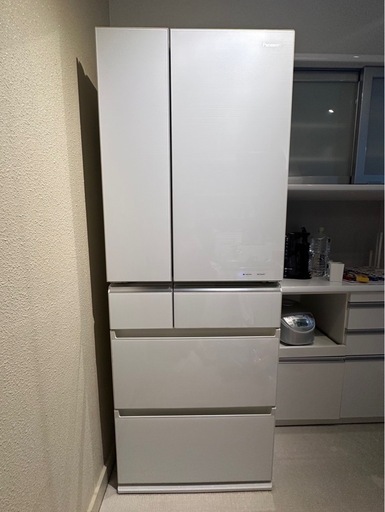 【Panasonic 大型冷蔵庫 501L】2017年製 NR-F502XPV-W