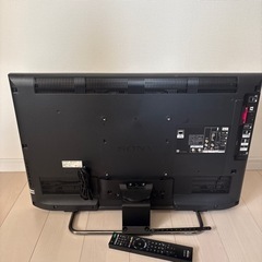 SONY 32型テレビ　リモコン付　KDL-32EX420　2011年製　外付けHDD録画対応モデルの画像