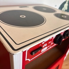 【BRIO】 クッキングトイ　赤　ブリオキッチン　おままごとの画像