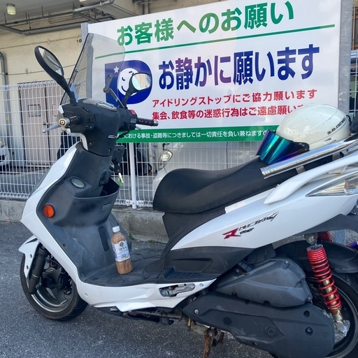 【取引中】KYMCO レーシング125fi 程度良好！整備･自賠責付！