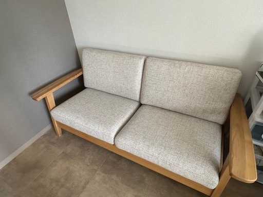【新品価格17万！】広島府中家具の館製ソファ