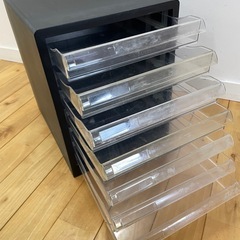 A4  アバンテ　レターケース　7段　書類　収納ケース　中古の画像