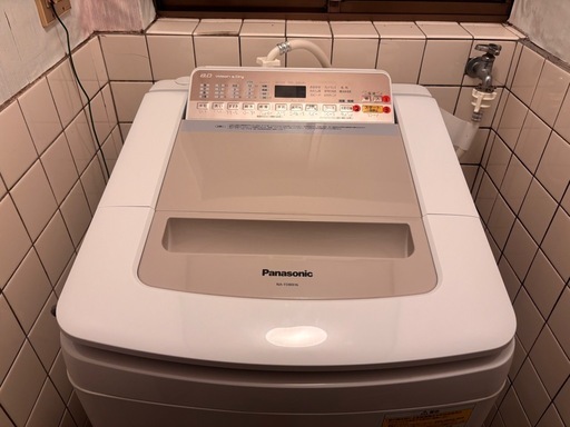 【美品】Panasonic NA-FD80H6 縦型洗濯機