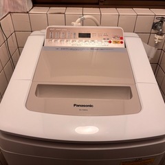 【美品】Panasonic NA-FD80H6 縦型洗濯機 の画像
