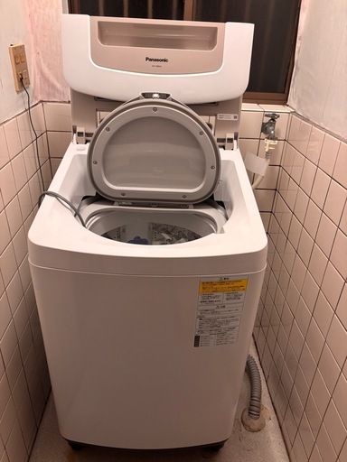 【美品】Panasonic NA-FD80H6 縦型洗濯機