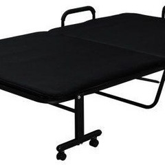 折りたたみシングルベッド+マットレスの画像