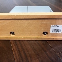 卓上スタンドミラー 木製トレイ付 ナチュラル AF-30の画像