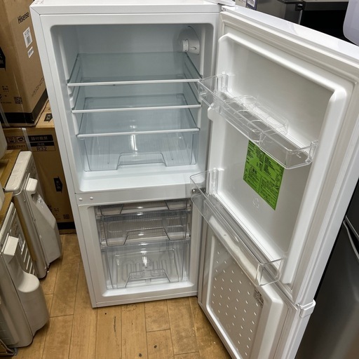 IRIS OHYAMA アイリス オーヤマ ノンフロン冷凍冷蔵庫 IRSD-14A-W 2023年製  2ドア  定格内容積142L 