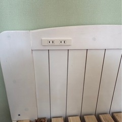 シングルベッド コンセント付 の画像