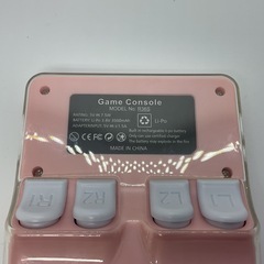 【R36S】ポータブルゲーム機 64GB ピンク ほぼ新品の画像