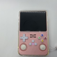【R36S】ポータブルゲーム機 64GB ピンク ほぼ新品の画像
