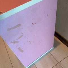 ピンクの収納棚 3段ラック カラーボックス の画像