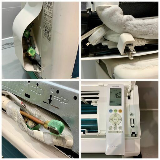 X2　東芝　TOSIBA 2.2Ｋ　エアコン　RAS-2211ATM      6畳程度  単相100V 　2021年製　40221H