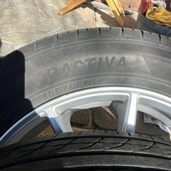 smart アルミホイール　4本　タイヤ付きの画像