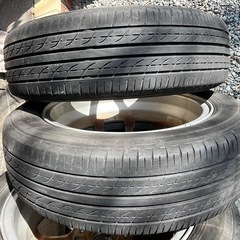 smart アルミホイール　4本　タイヤ付きの画像