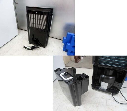 ライシン コンプレッサー式 除湿機 2024年製 LS-FDD20-5291 ブラック 黒 排水タンク5.5L 新品フィルター付き 家