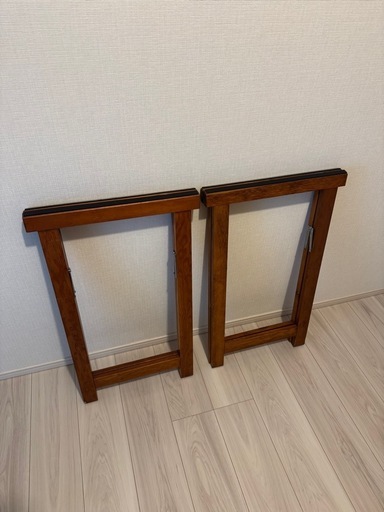 折りたたみ式 木製テーブル（天板＋脚セット）DIY・デスク・作業台に