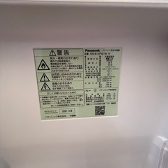 冷蔵庫Panasonic 2021年製の画像