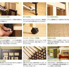 石崎家具　ベビーベッド　ブラウンの画像