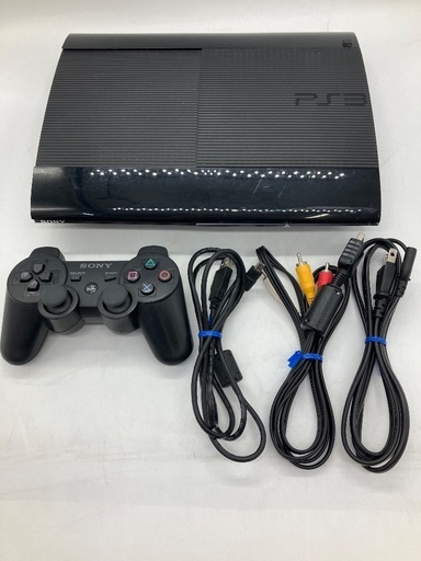 【トレファク足立扇店】PlayStation3 SONY CECH-4000C ｺﾝﾄﾛｰﾗｰ1個付 AV･USBｹｰﾌﾞﾙ付