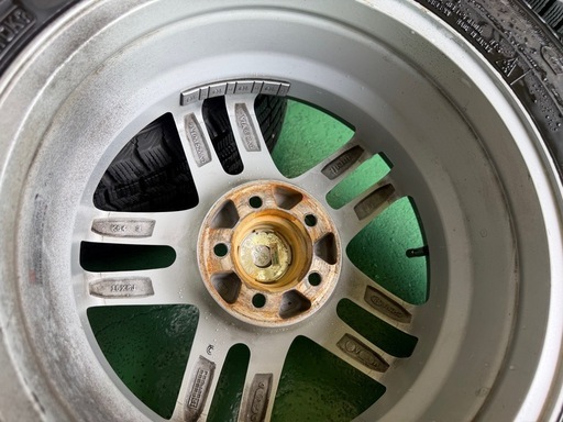 スタッドレス　ウェッズ　15インチアルミホイール　ウィッシュ　195/65/15