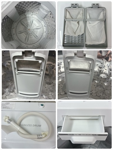 【?買取市場 6ヶ月保証】S348 ⭐ 東芝｜TOSHIBA  洗濯機（洗濯4.5㎏) 22年製 AW-45M9 ⭐動作確認済⭐クリー