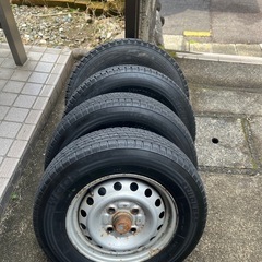 LT　軽バン　ホイール付き　タイヤ　スペア　軽トラ　の画像