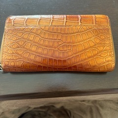 クロコダイル長財布本物の画像