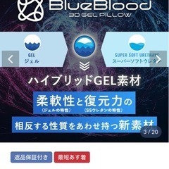 【BLUE BLOOD】低反発まくらの画像