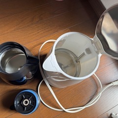 電気ケトル ニトリ サーモス 卓上ポットの画像