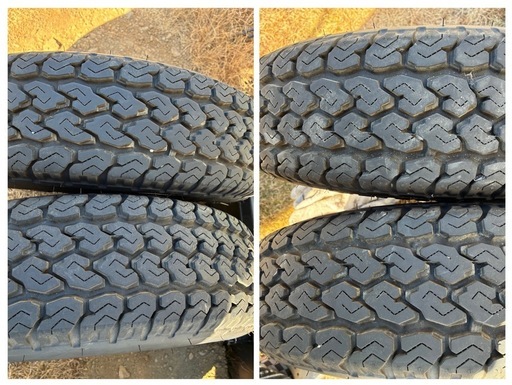 ダンロップ グラントレック 145/80R12 アルミホイール 2026.5購入