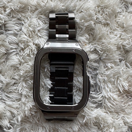 ソリッド鎧 Apple Watch ケース 46mm スペースグレー